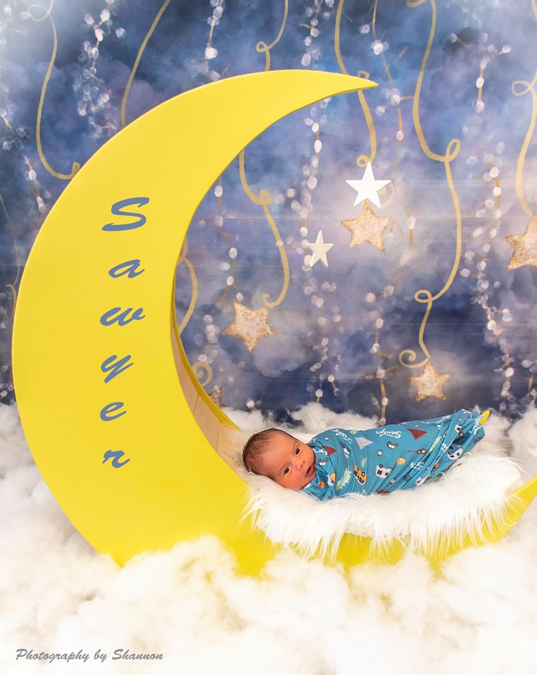 Kate Sternennachtlicht Stern Hintergrund für die FotografieEntworfen von Modest Brushes