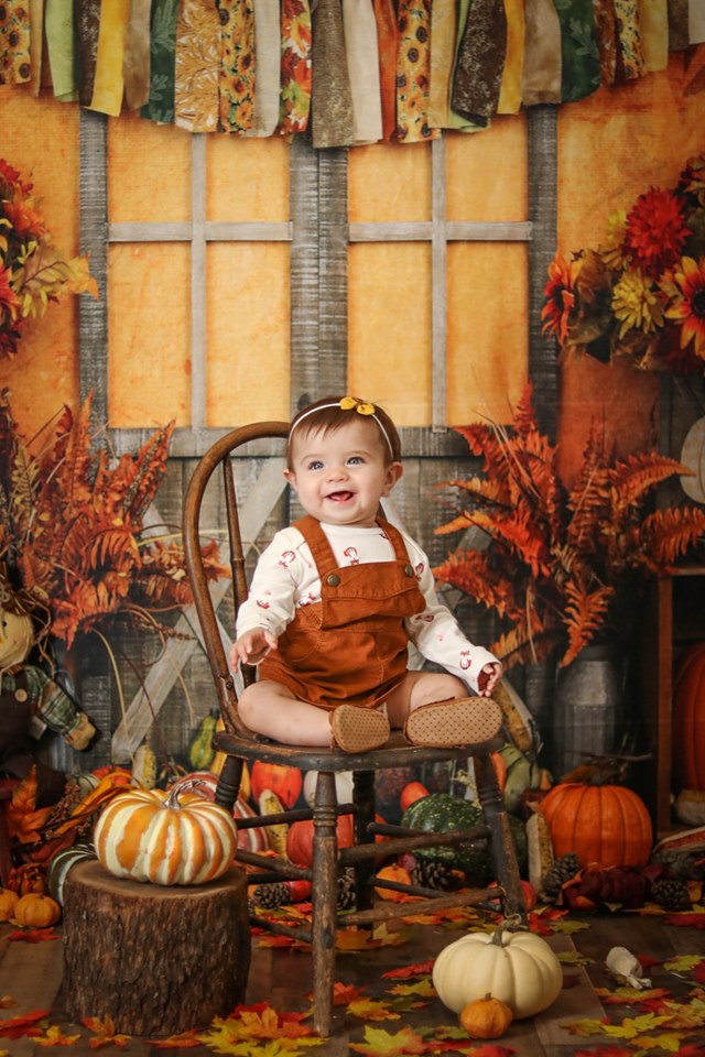 Kate Herbst Ernte Ahorn Blatt und Kürbis Hintergrund für Fotografie - Kate Backdrop.de