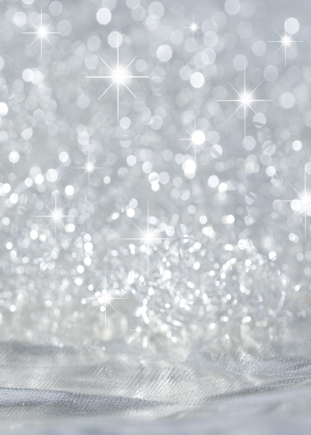 Katebackdrop：Kate Silver Bokeh Photography Backdrops Glitter Stars Spots