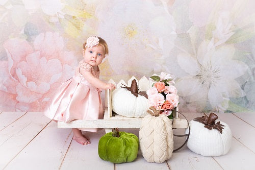 Kate Blumen Pastellblumenhintergrund für Fotografie von Amanda Moffatt