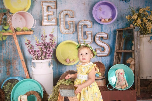 Kate Ei Ostern Hintergrund entworfen von Arica Kirby - Kate Backdrop.de