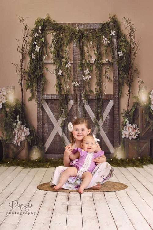 Kate Frühling Tür Manor Hintergrund Entworfen von Megan Leigh Photography - Kate Backdrop.de
