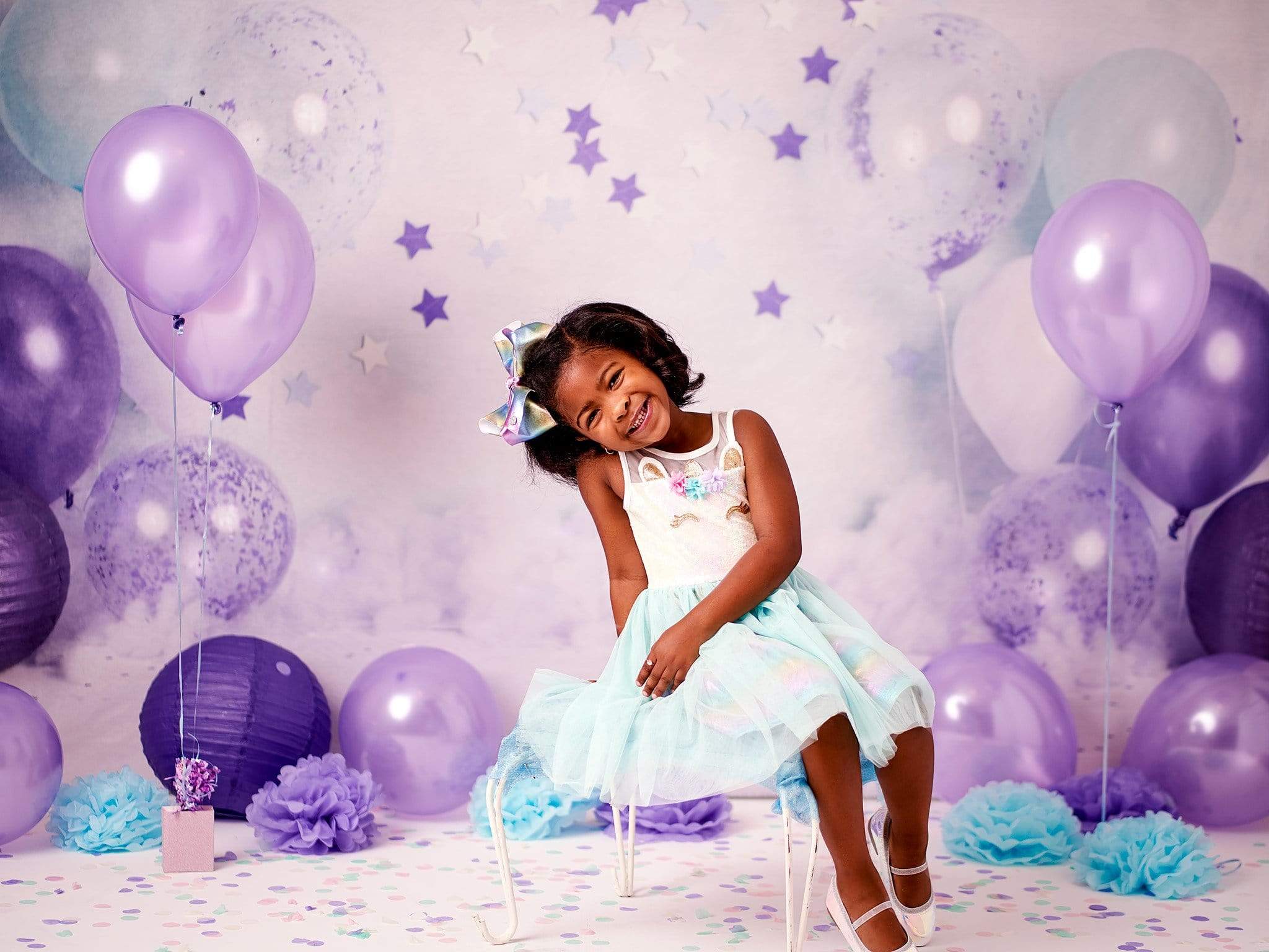 Katebackdrop£ºKate Children Cake Smash Balloons Decoration Backdrop Designed By Rose Abbas