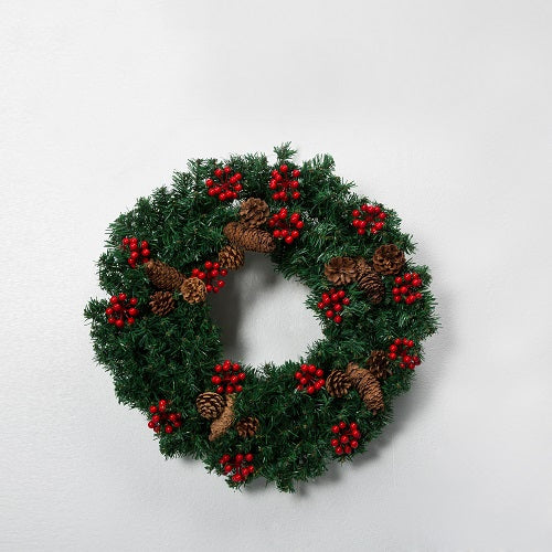 kate Weihnachtskränze Requisiten 24 Zoll Winter Pine Garland für Haustür Fotografie