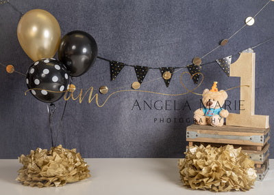 Erster Geburtstag Kuchen Krach. Ballone Dekoration