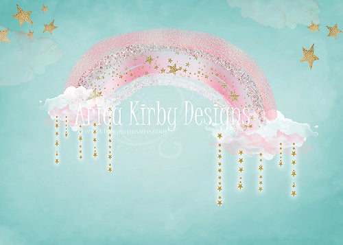 Kate Himmel Geburtstag Kinder Wolken  hintergrund für Fotografie Entworfen durch Arica Kirby Photography - Kate Backdrop.de