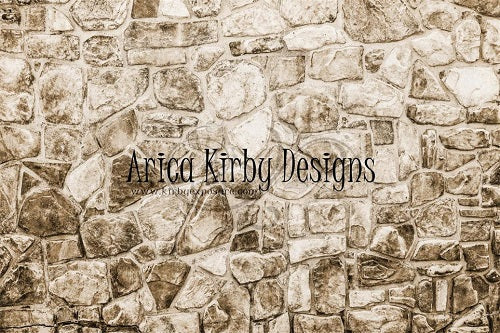 Kate Braune Steinmauer Backstein Hintergrund von Arica Kirby Photography