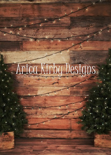 Kate Frohe Weihnachten und Bright Hintergrund entworfen von Arica Kirby