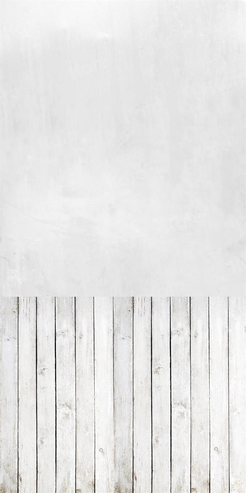 Kate Kombibackdrops Ombre  Weiß Holz Hintergrund