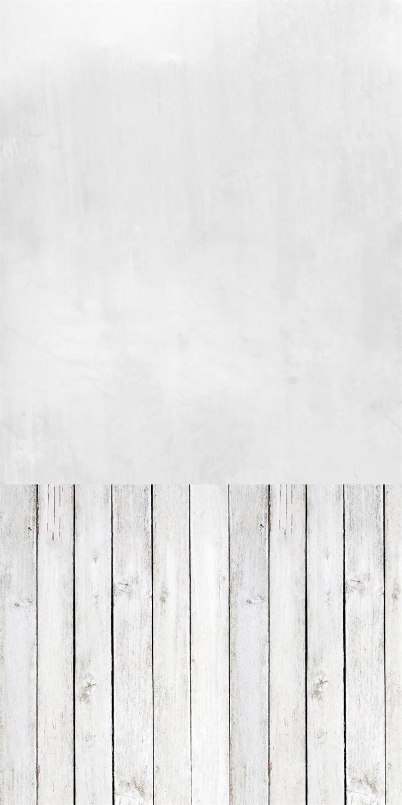 Kate Kombibackdrops Ombre  Weiß Holz Hintergrund