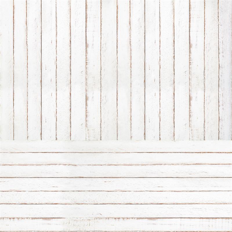 Kate Kombibackdrop Weiß Retro Holz Hintergrund - Kate Backdrop.de