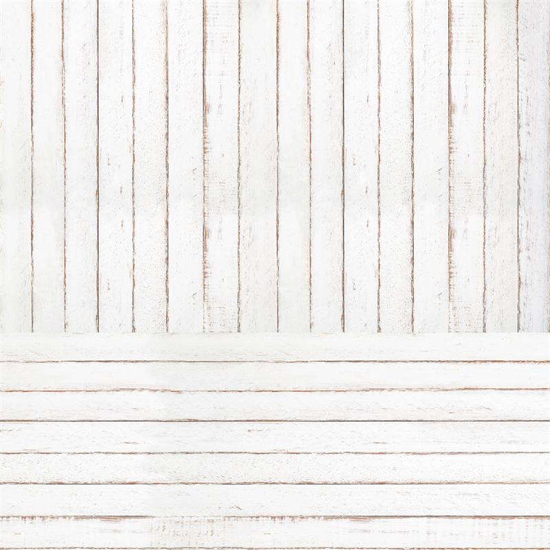 Kate Kombibackdrop Weiß Retro Holz Hintergrund