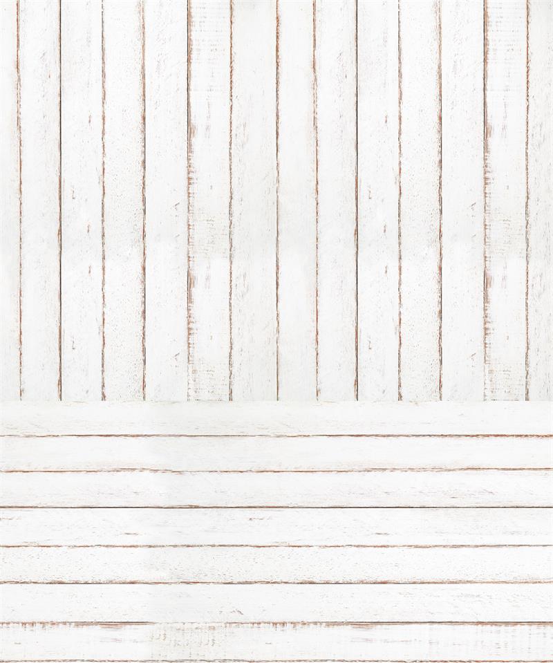 Kate Kombibackdrop Weiß Retro Holz Hintergrund