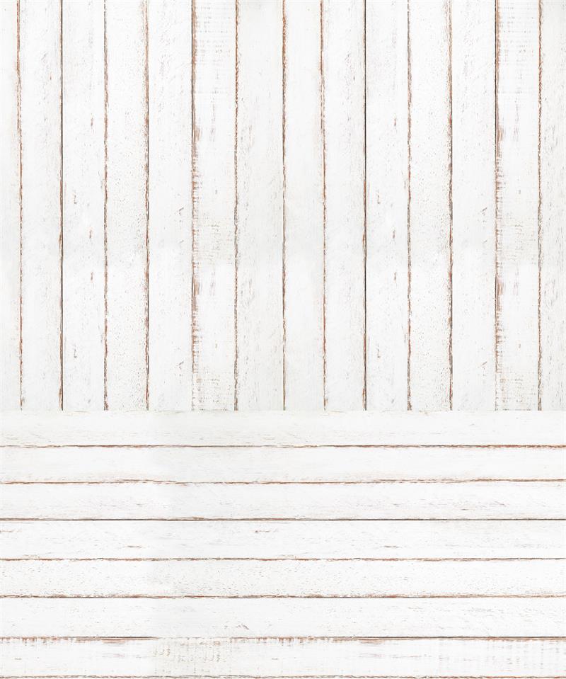 Kate Kombibackdrop Weiß Retro Holz Hintergrund - Kate Backdrop.de