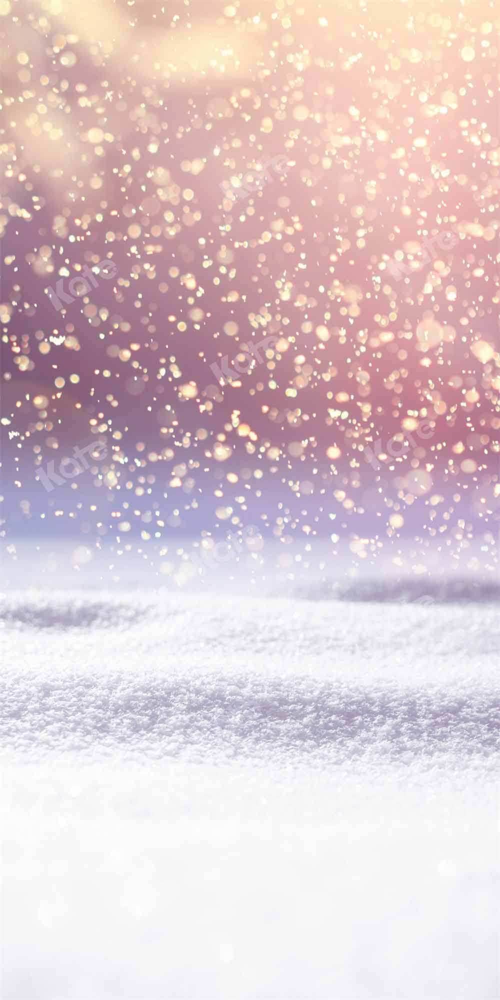 Kate Kombibackdrop  Winter Bokeh Schnee Hintergrund