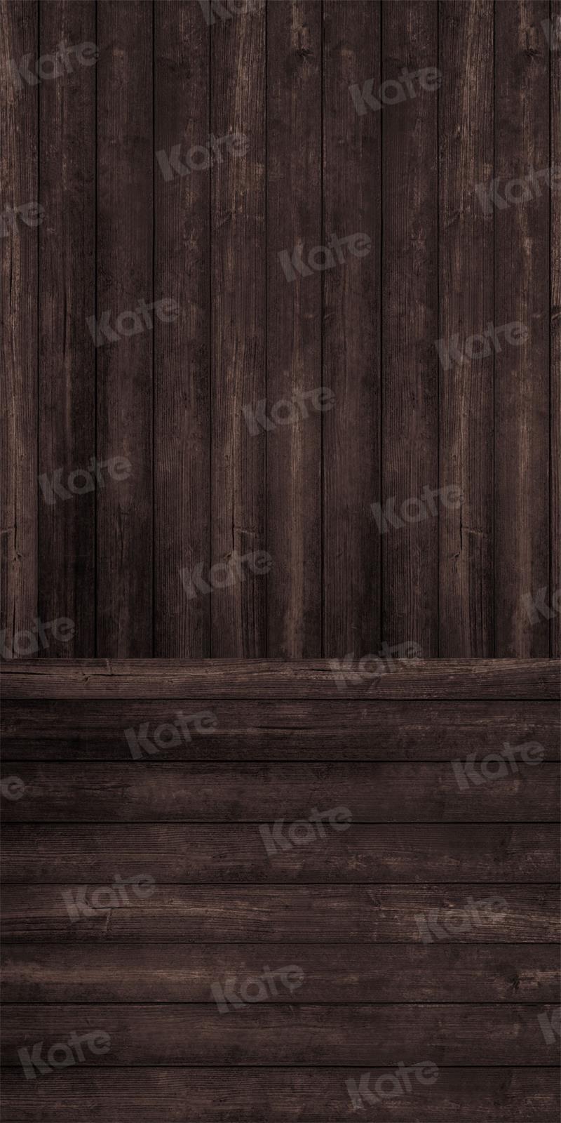 Kate Kombibackdrop Retro Dunkelbraun Hintergrund Porträt