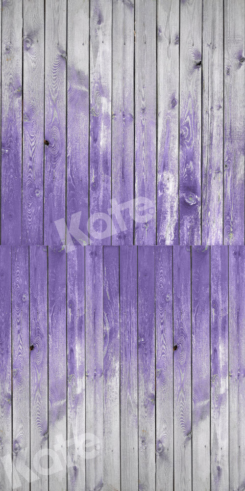 Kate Kombibackdrop Violett Retro  Holz  Hintergrund