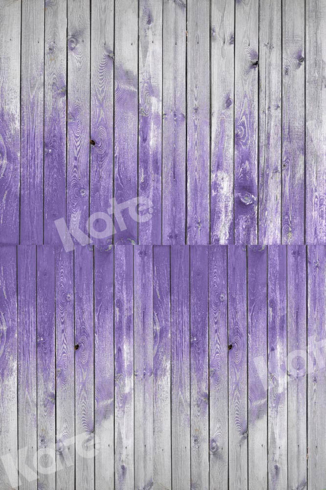 Kate Kombibackdrop Violett Retro  Holz  Hintergrund