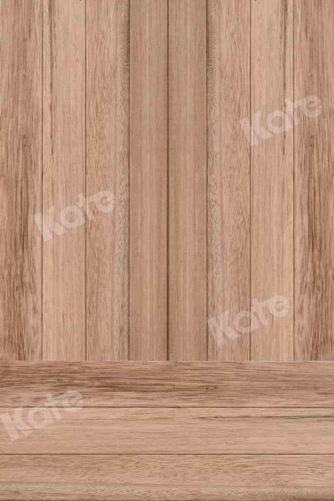 Kate Kombibackdrop Hellbraun Retro  Holz  Hintergrund