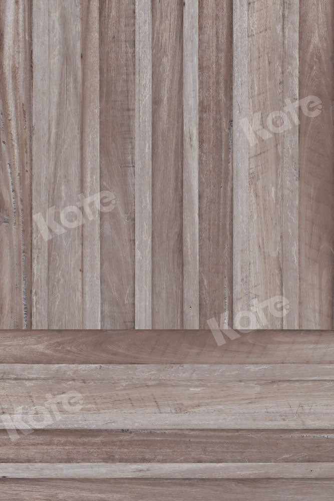 Kate Kombibackdrop Braun grau Retro  Holz  Hintergrund - Kate Backdrop.de