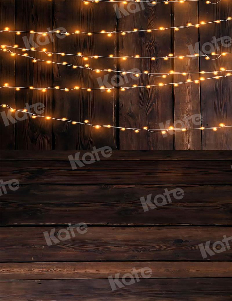 Kate Kombibackdrop Vintage Licht Holz Hintergrund für Fotografie