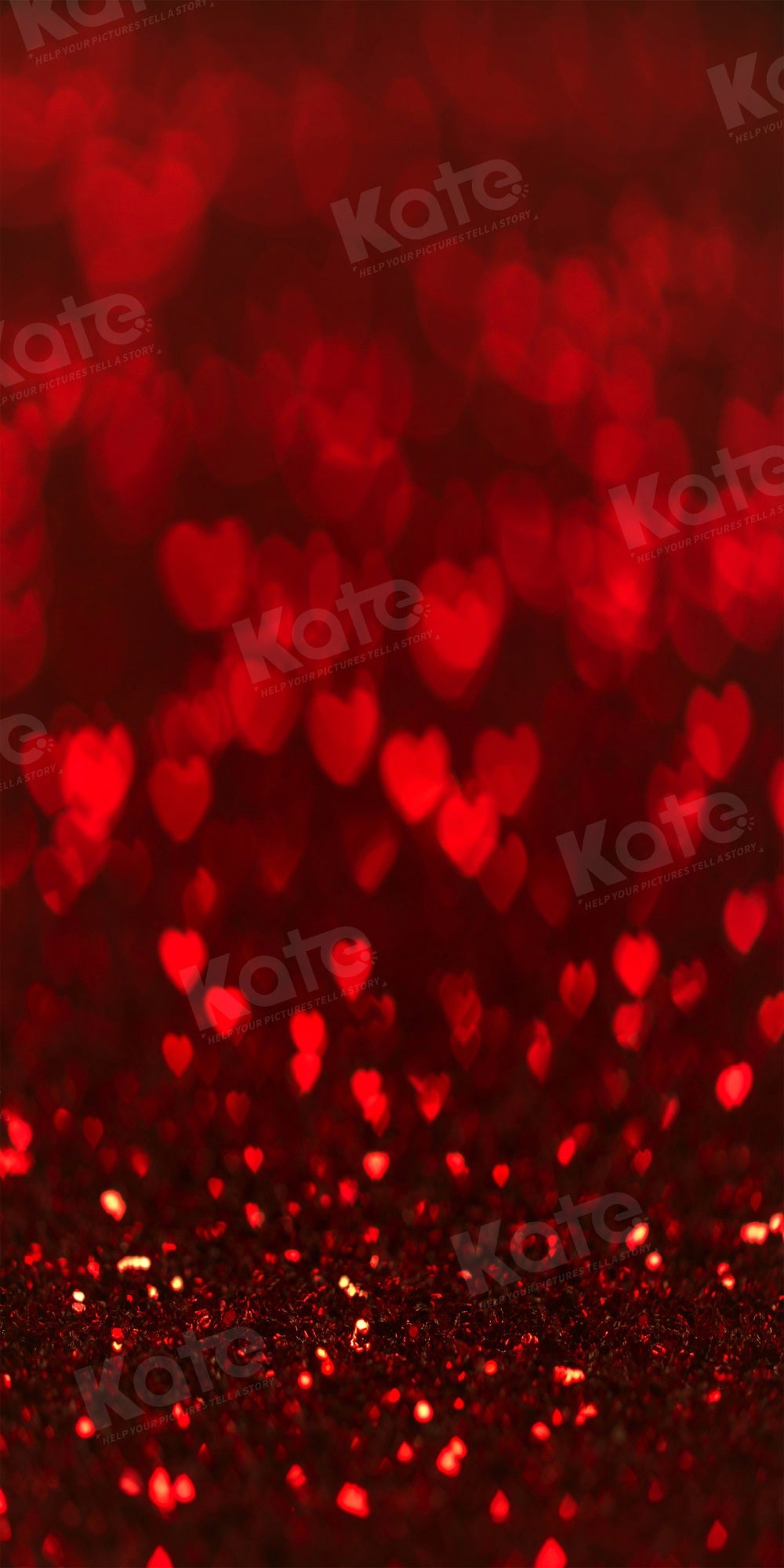 Kate Bokeh Liebe Rot Hintergrund für Fotografie - Kate Backdrop.de