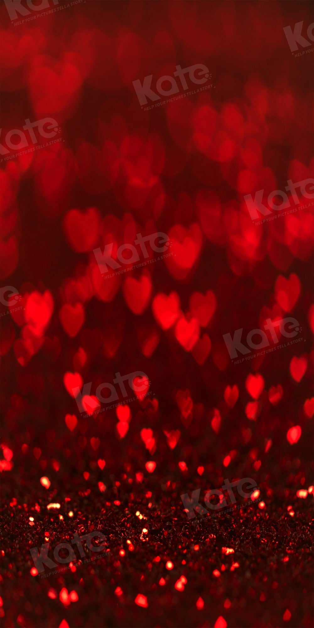 Kate Bokeh Liebe Rot Hintergrund für Fotografie