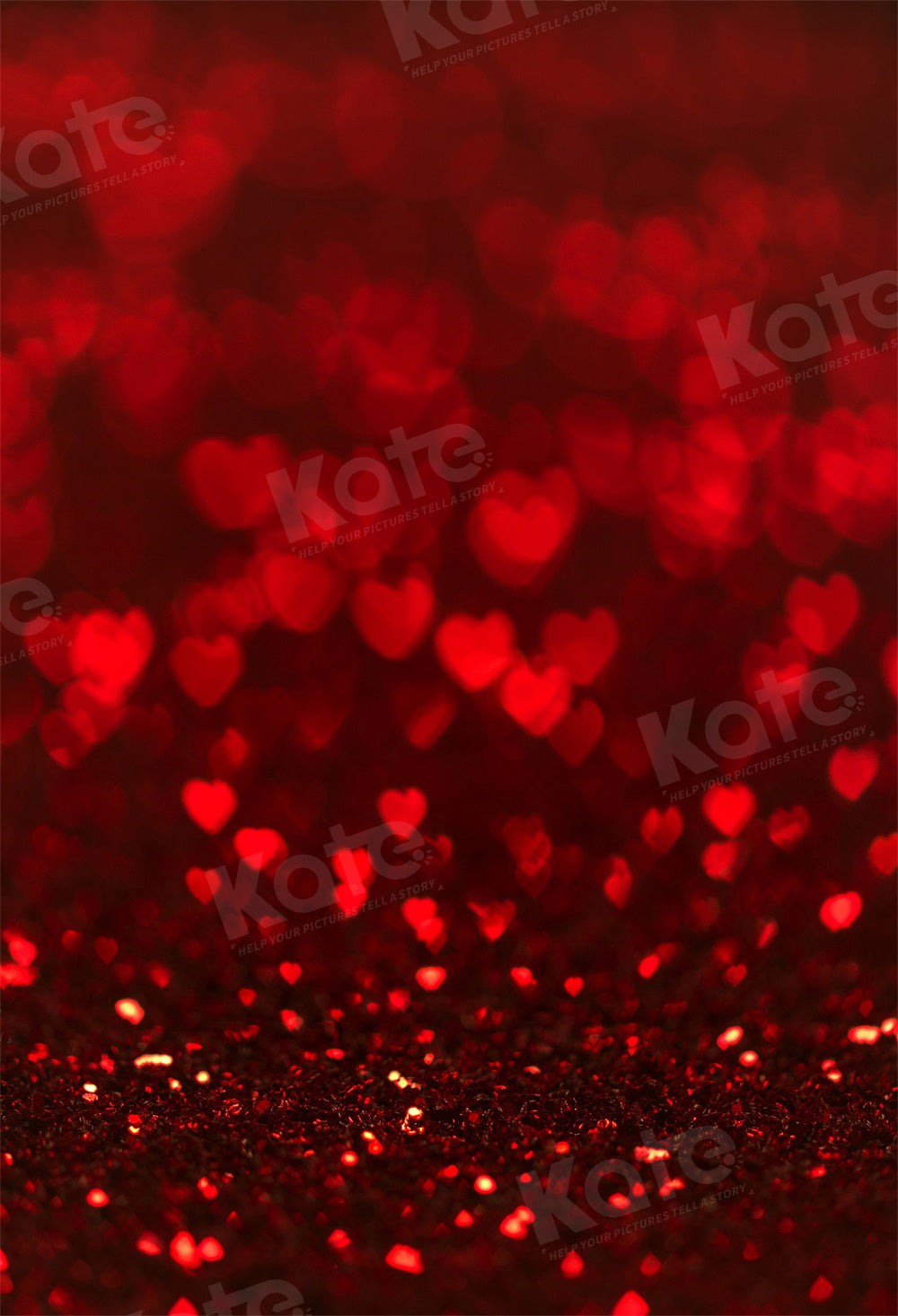 Kate Bokeh Liebe Rot Hintergrund für Fotografie