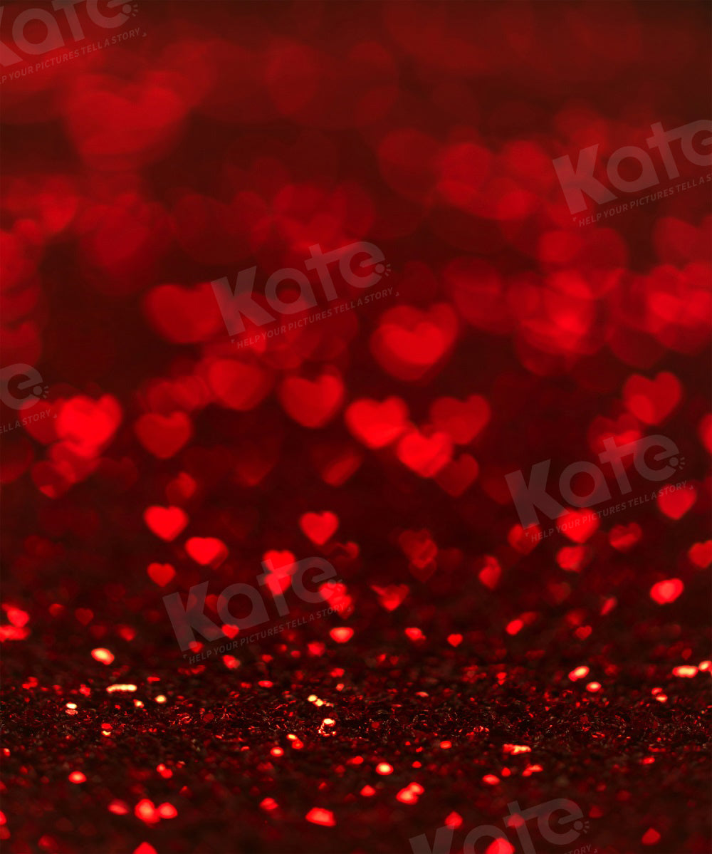Kate Bokeh Liebe Rot Hintergrund für Fotografie - Kate Backdrop.de