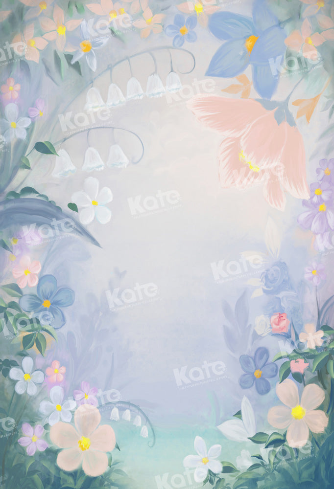 Kate Fine Art Colorful Floral Hintergrund von GQ