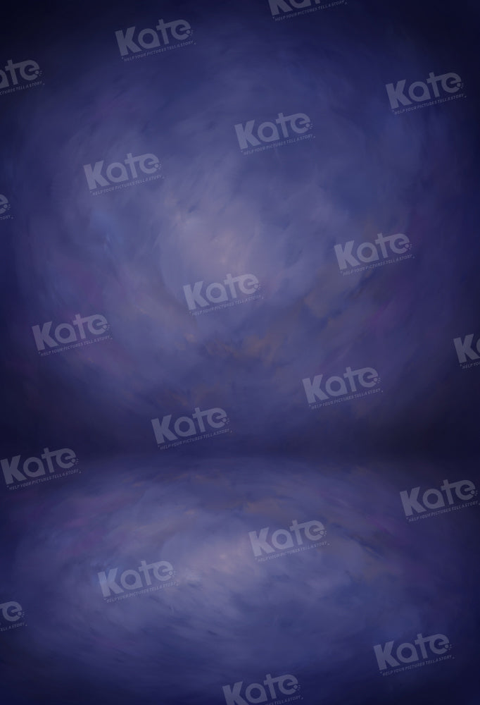 Kate Abstrakter Traum Dunkelblau/Violett Hintergrund von GQ