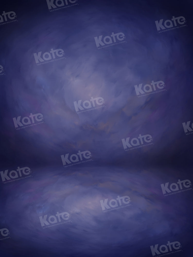 Kate Abstrakter Traum Dunkelblau/Violett Hintergrund von GQ
