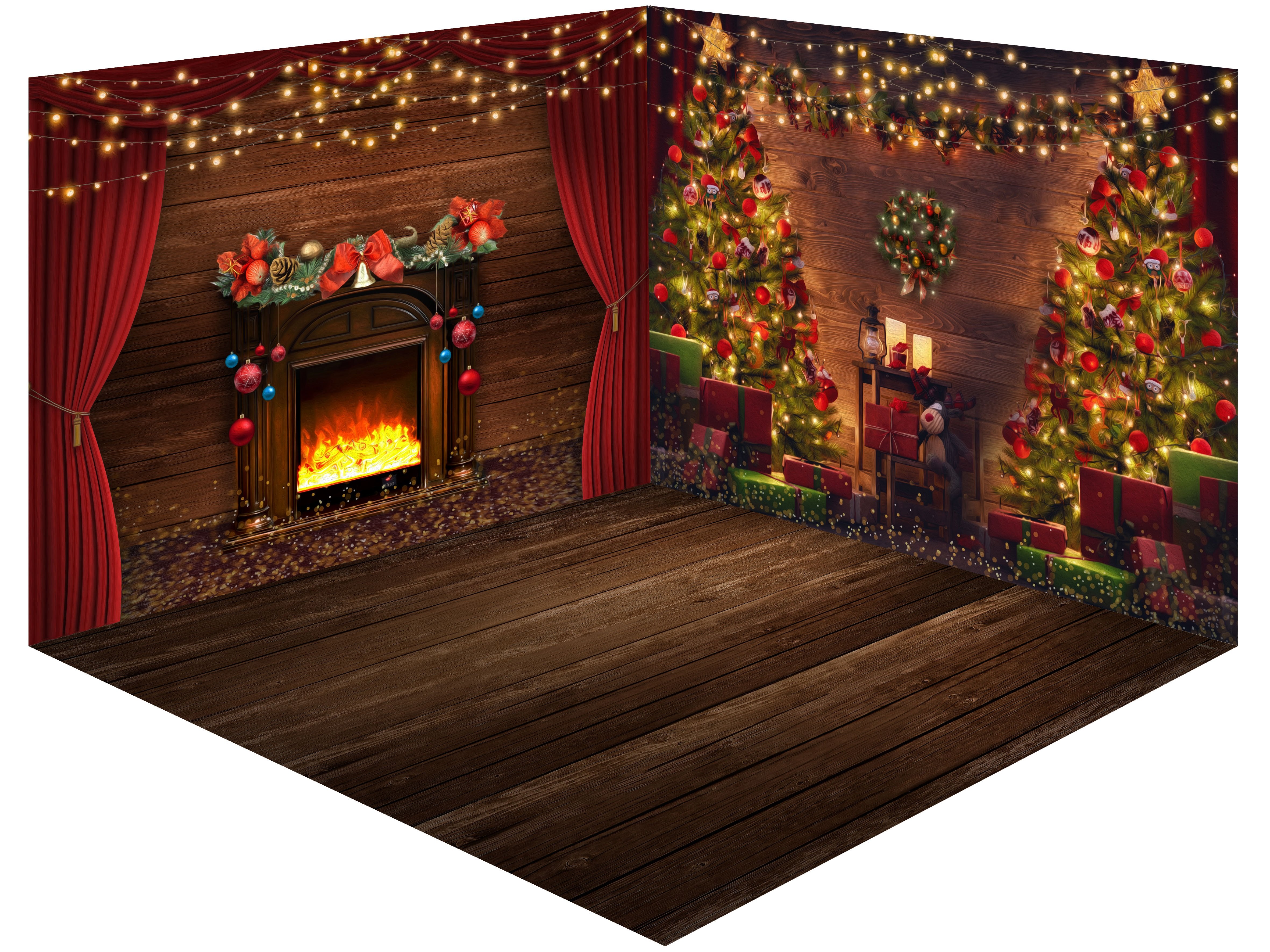 Kate Kamin Zimmer Set für Weihnachten Vorhang
