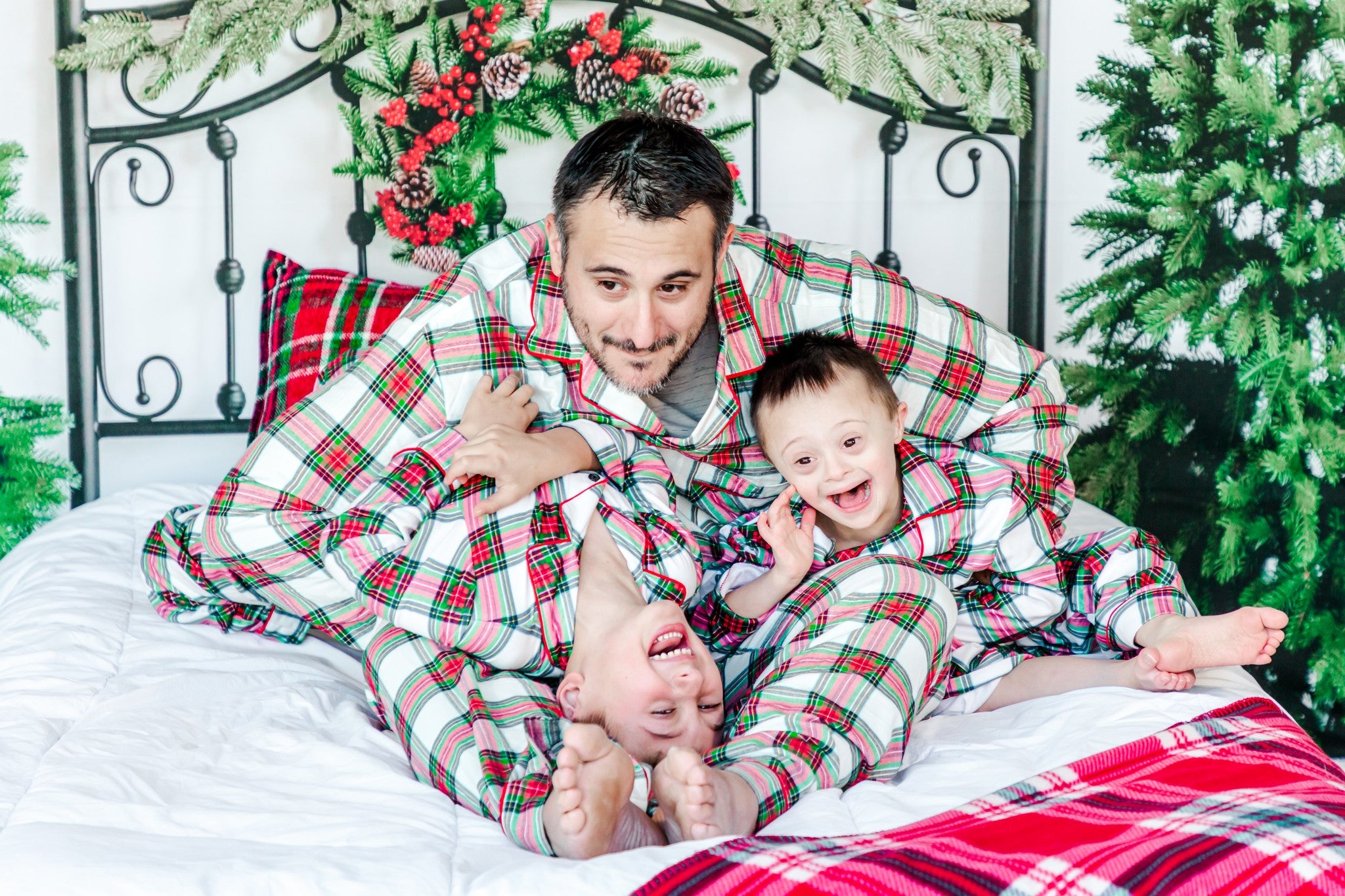 Kate Weihnachten Weihnachtsbett Hintergrund Kopfteil von Emetselch