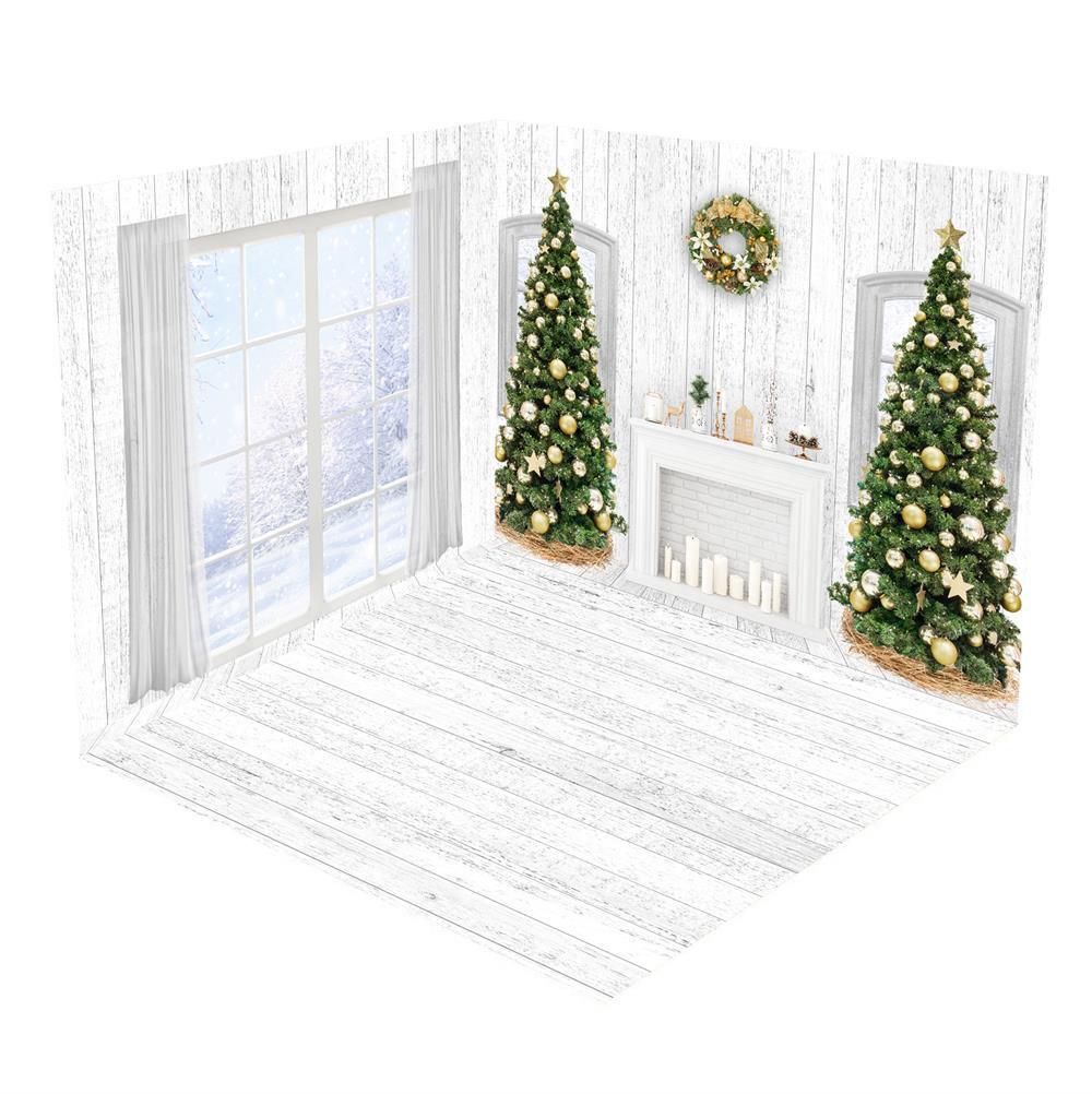 Kate Weihnachten Weihnachten Fenster Holz Zimmer Set