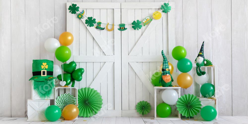 Kate St. Patrick's Day Hintergrund Glückstag Grün von Emetselch