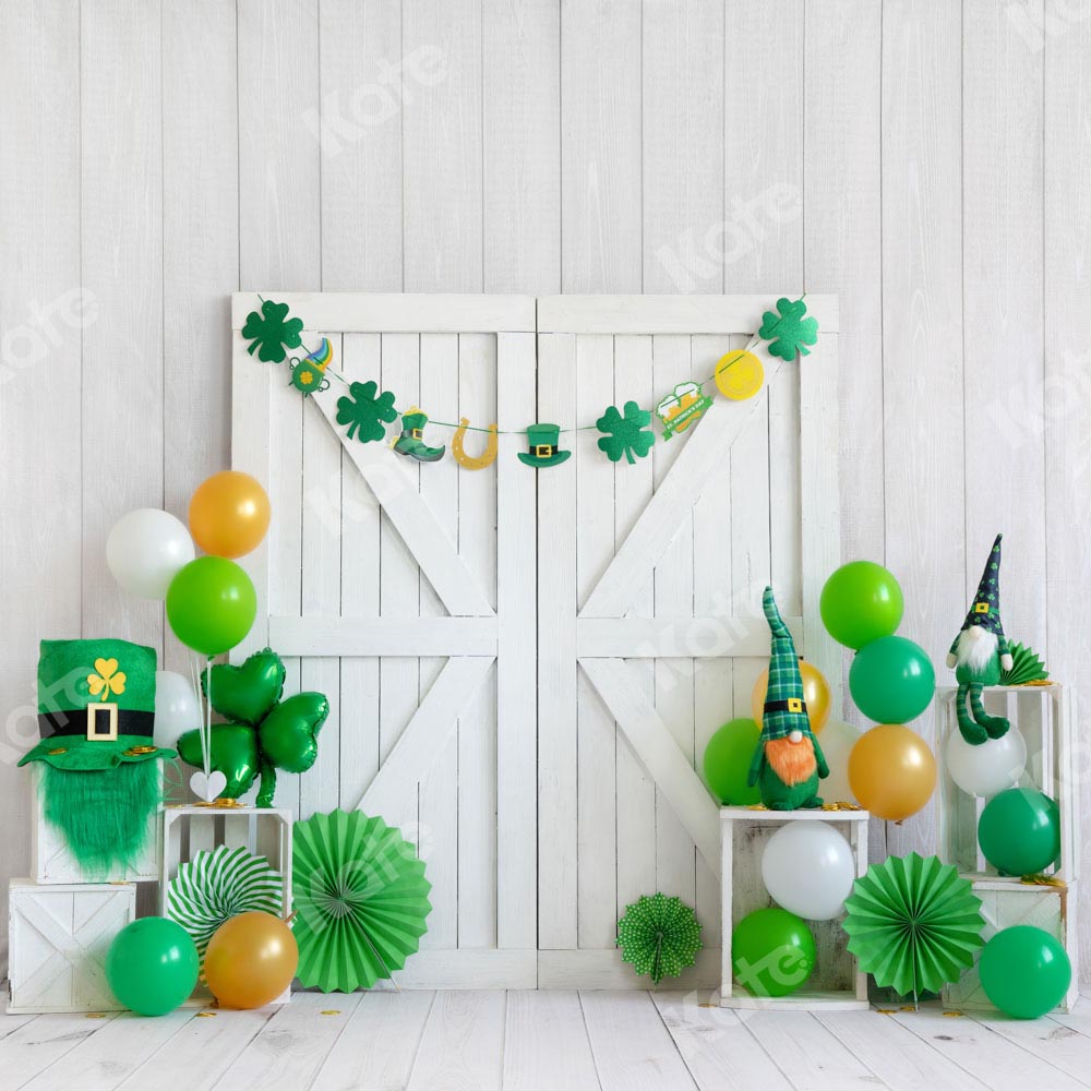 Kate St. Patrick's Day Hintergrund Glückstag Grün von Emetselch - Kate Backdrop.de