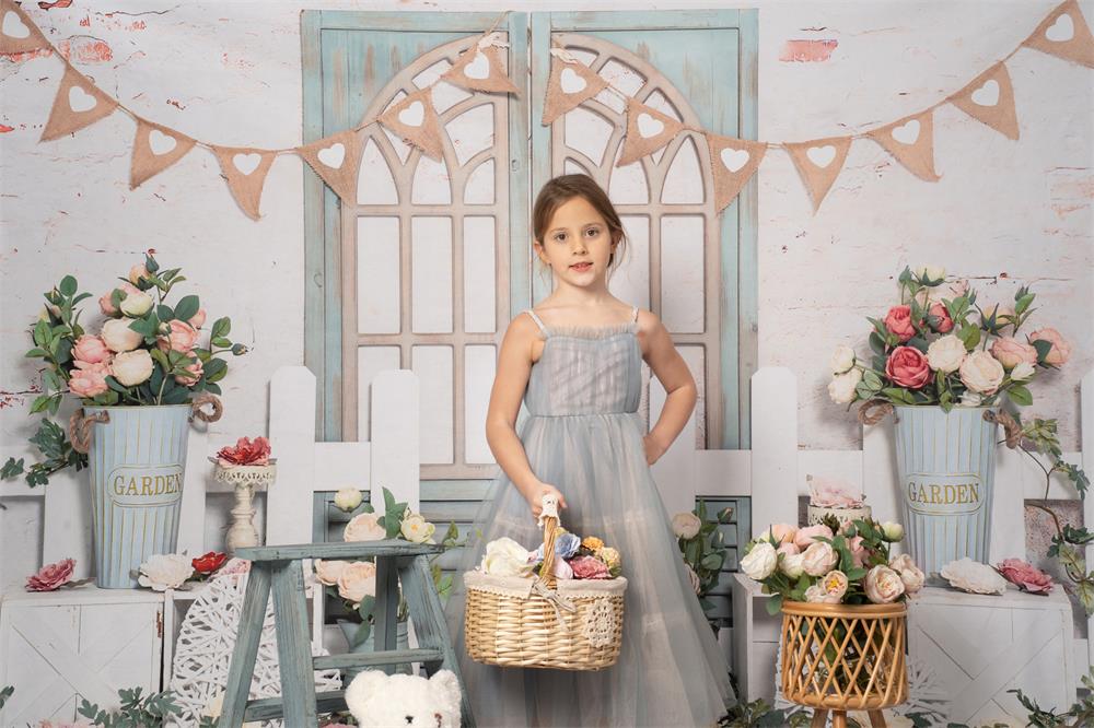 Kate Frühling/Ostern Kulisse Blumenhaus von Emetselch - Kate Backdrop.de