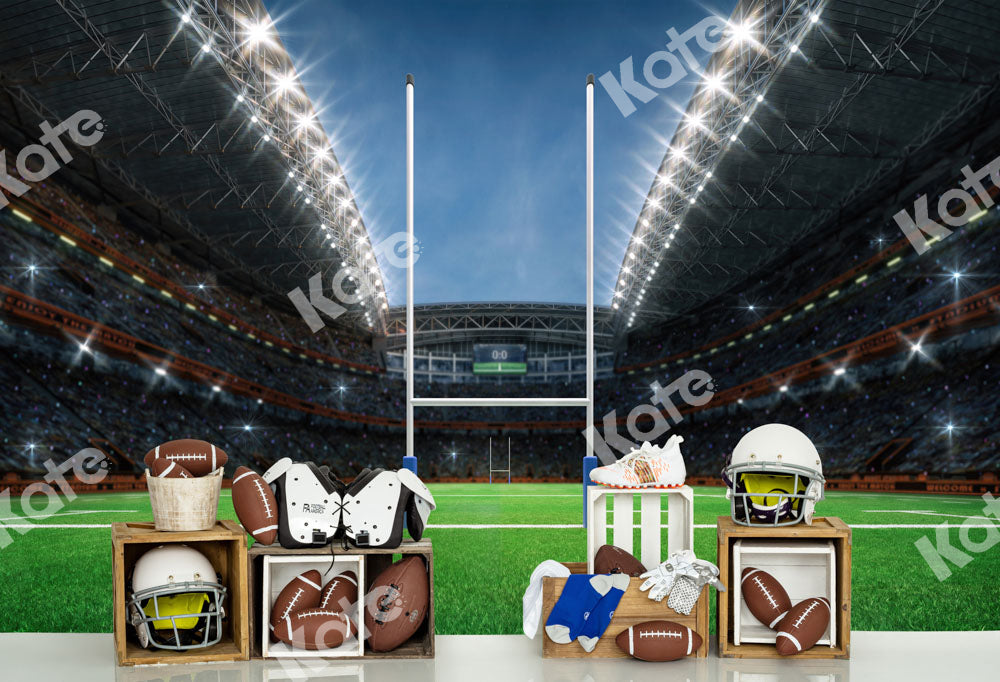 Kate Rugby Sport Junge Spielplatz Hintergrund von Emetselch - Kate Backdrop.de