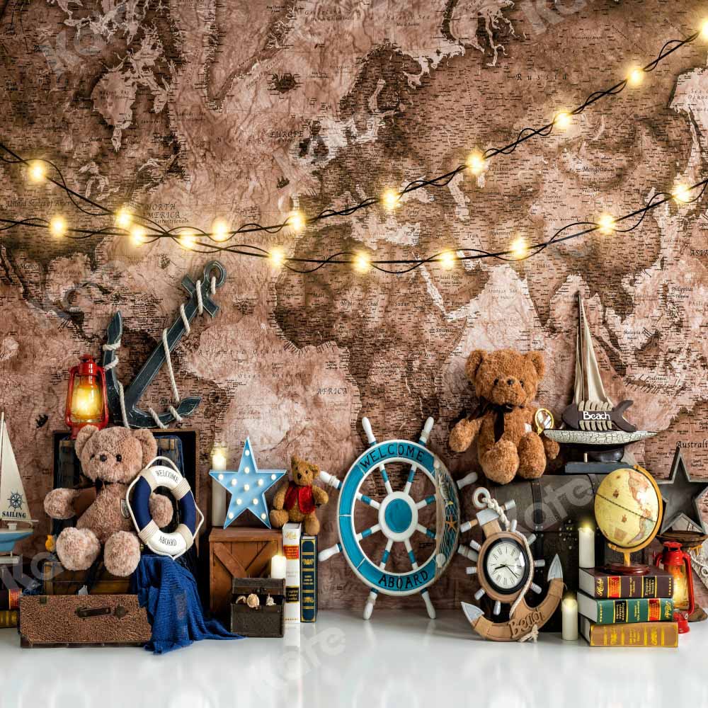 Kate Geburtstag Hintergrund Schule Einschulung Retro Wand von Emetselch - Kate Backdrop.de