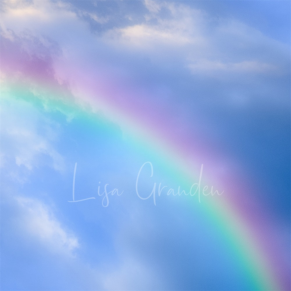Kate Blau Himmel Sommer Regenbogen Hintergrund für Fotografie von Lisa Granden