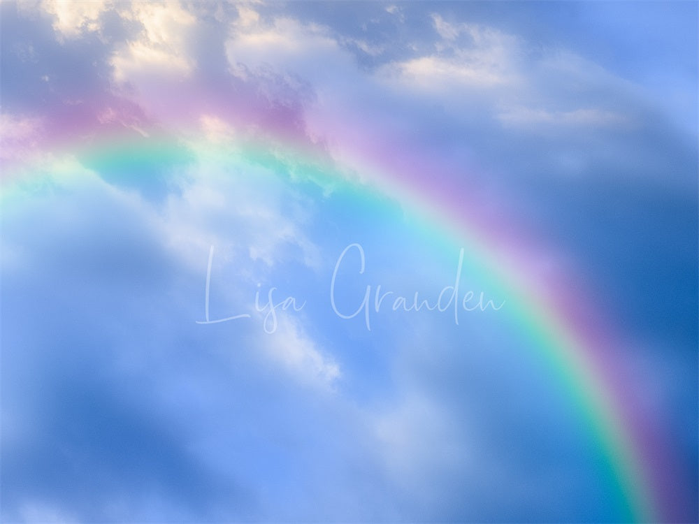 Kate Blau Himmel Sommer Regenbogen Hintergrund für Fotografie von Lisa Granden