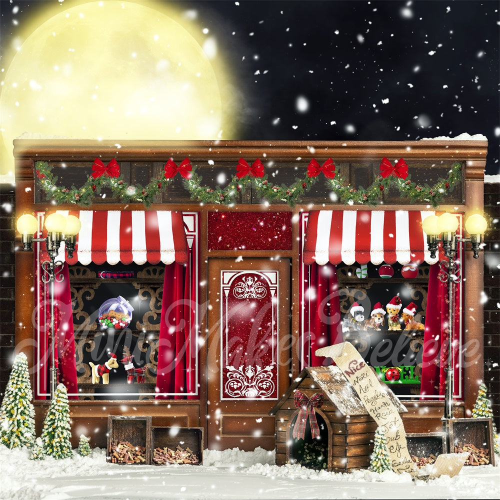 Kate Weihnachten Hintergrund Winter Weihnachtsmann Schnee von Mini MakeBelieve