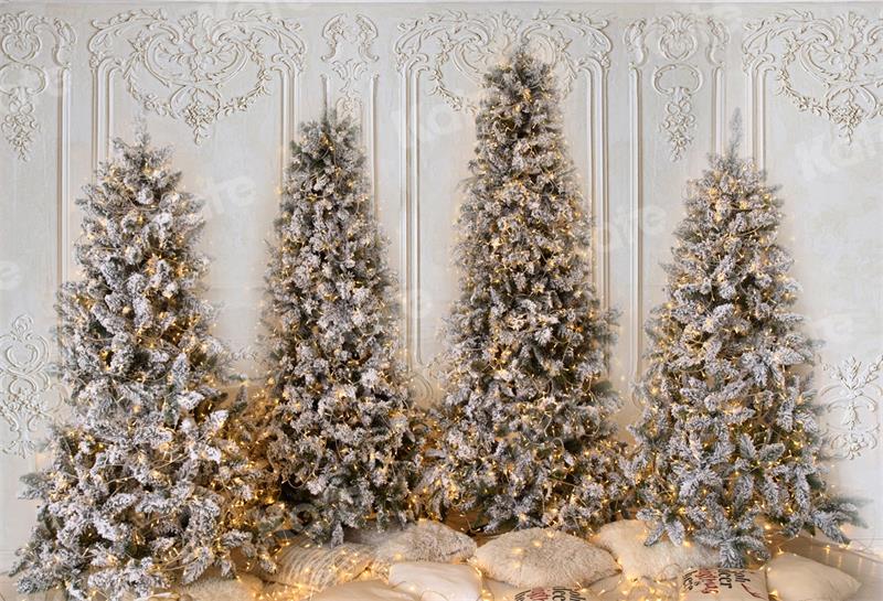 Kate Weihnachten Hintergrund Baum Vintage Wand für Fotografie
