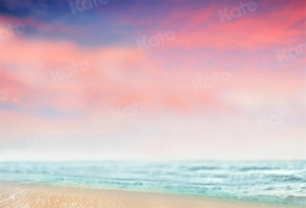 Kate Landschaft Hintergrund Sonnenuntergang Strand Wolke für Fotografie - Kate Backdrop.de