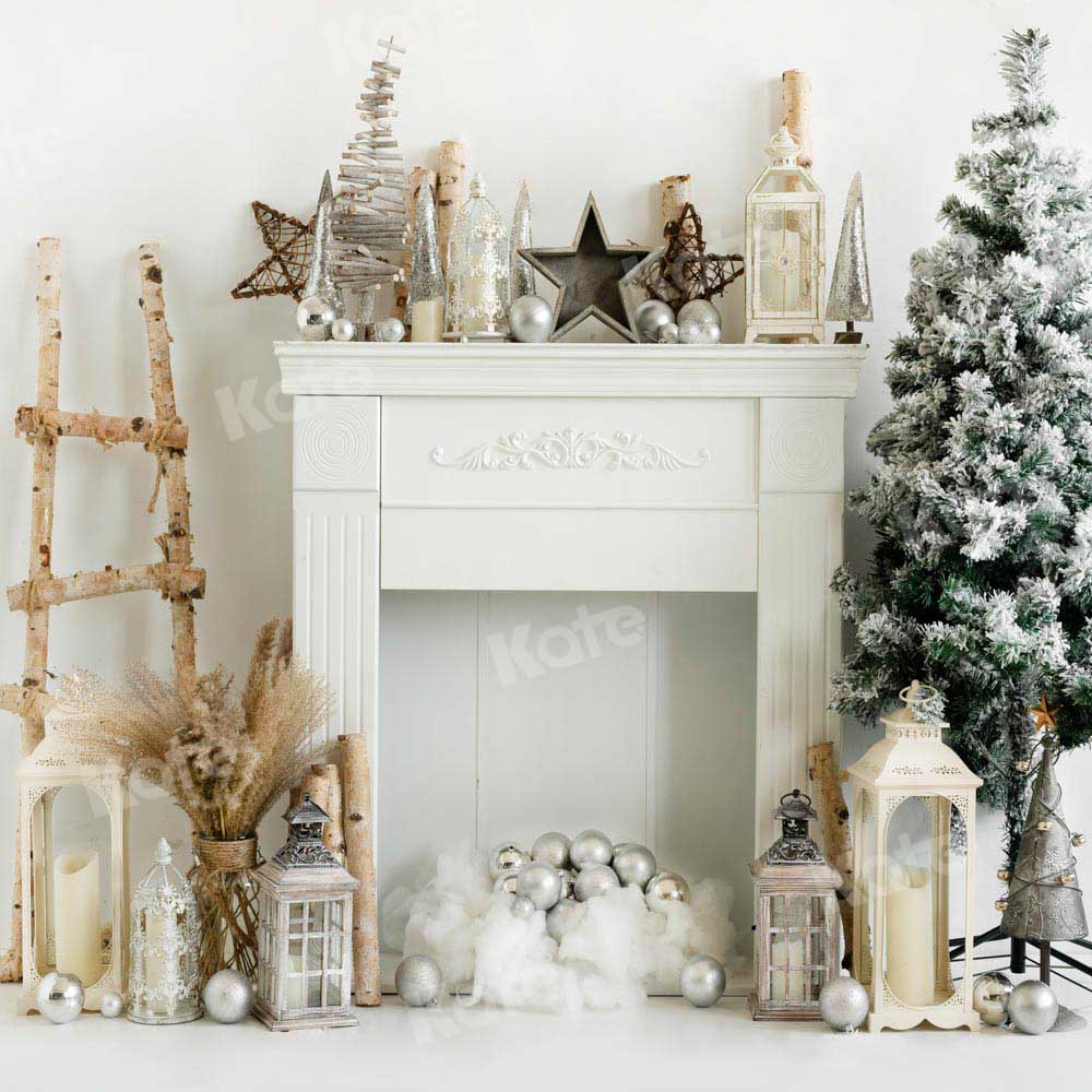 Kate Weihnachten Hintergrund Kamin Stern von Emetselch - Kate Backdrop.de