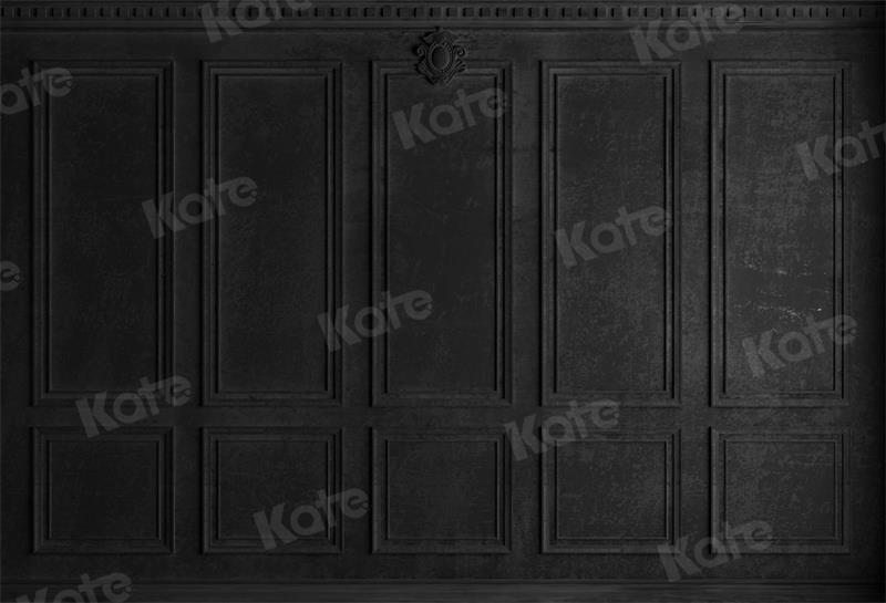 Kate Schwarz Vintage Wand Hochzeit Hintergrund für Fotografie - Kate Backdrop.de