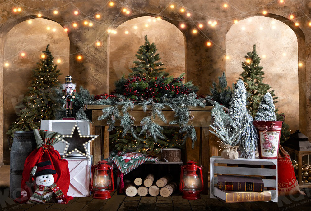 Kate Weihnachten Kamin Kulisse Wand für Fotografie - Kate Backdrop.de