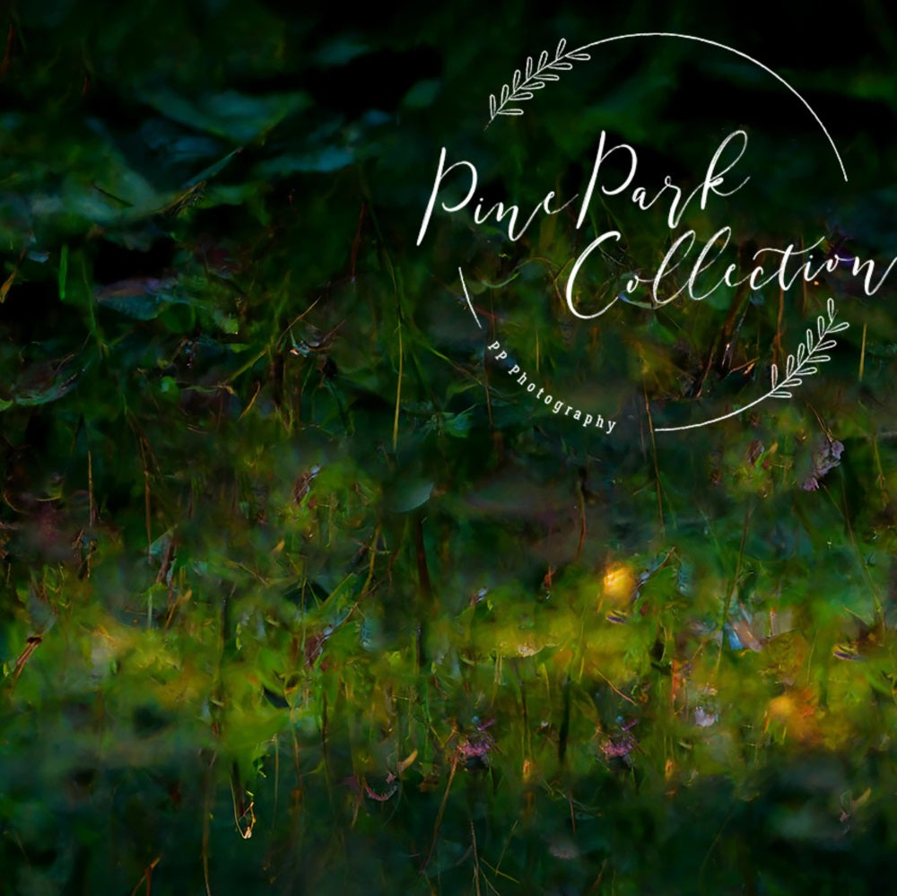 Kate Fee Garten Laune grüne Blätter Landschaft Hintergrund von Pine Park Collection