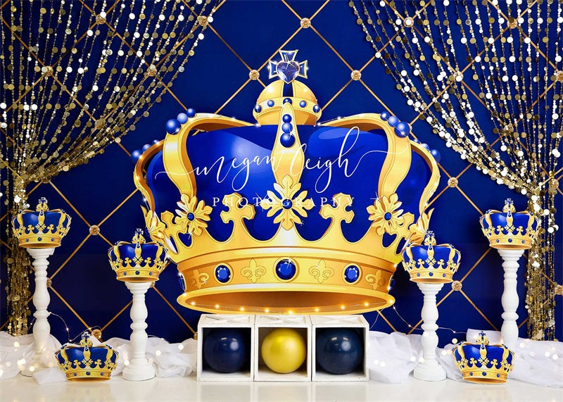 Kate Krone Prinz Geburtstag Junge Geburtstag Hintergrund von Megan Leigh Photography - Kate Backdrop.de